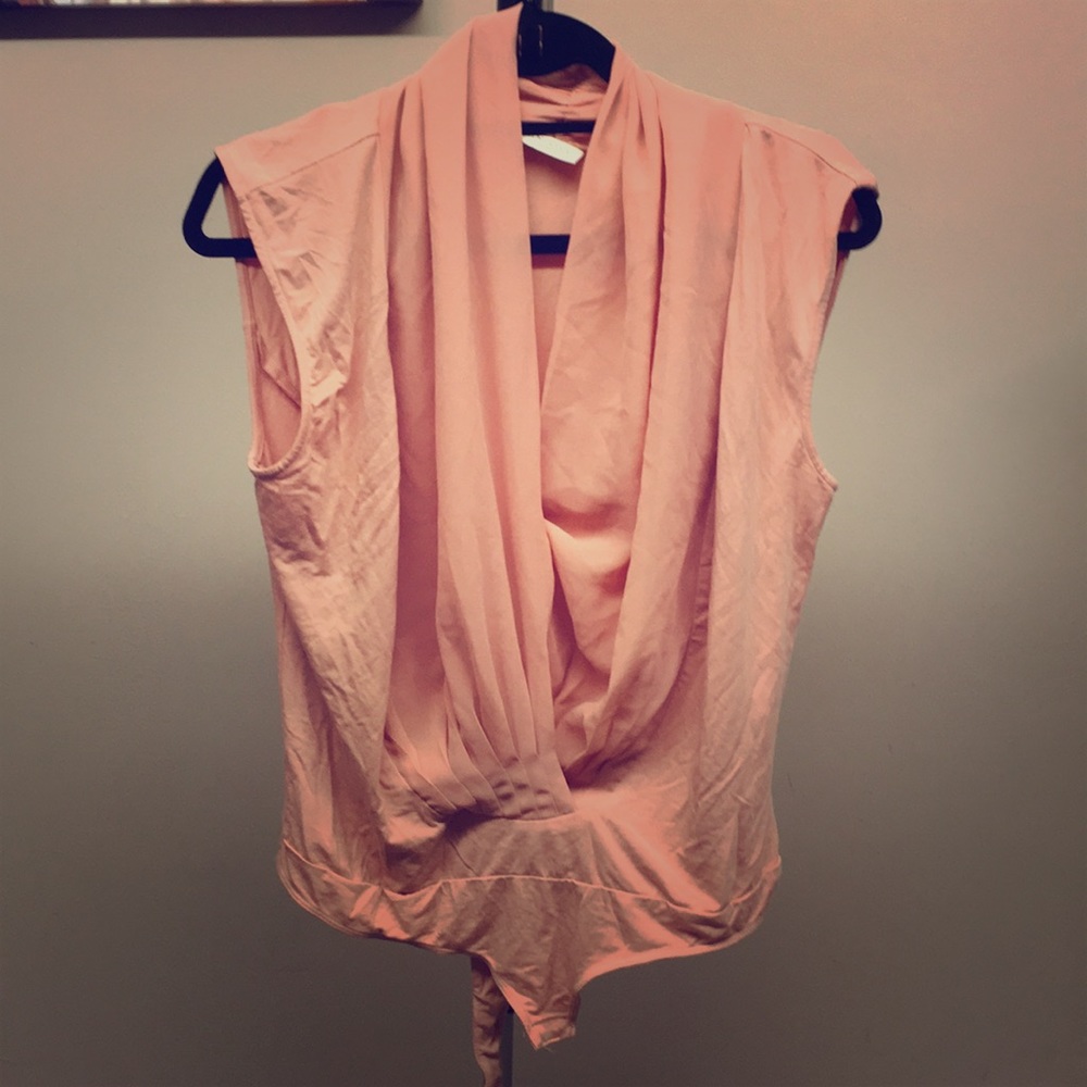 NWOT Eva Mendes Peach Top